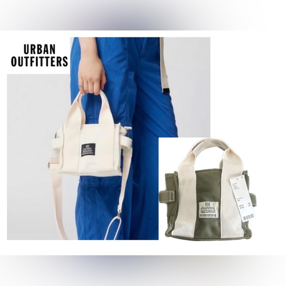 URBAN OUTFITTERS BDG “ALL” CANVASS MINI TOTE BAG - Picture 2 of 6